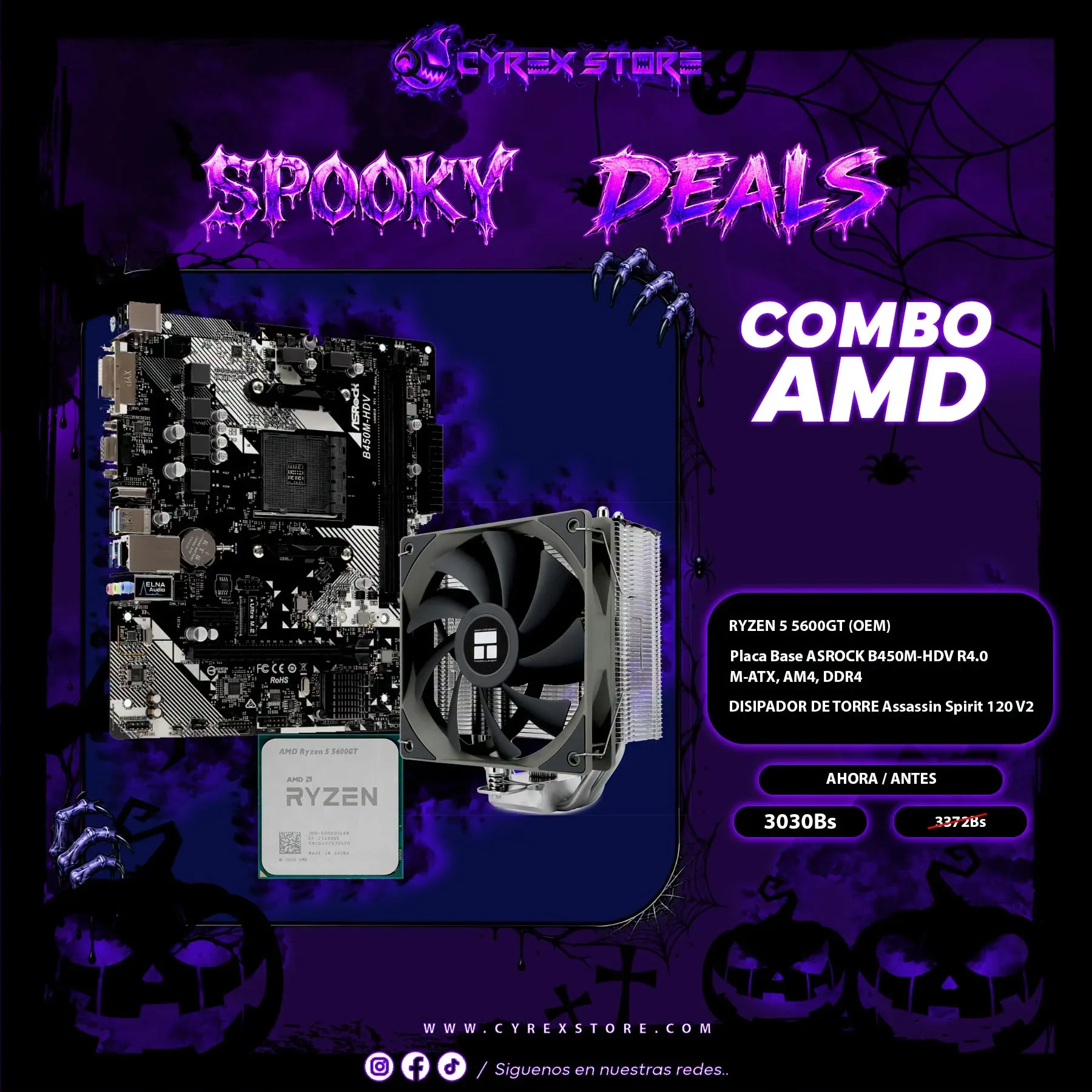 Spooky Deals - COMBO AMD 4