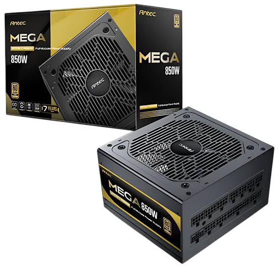 FUENTE DE PODER ANTEC MEGA850 EC| 850W, MODULAR, 80+ GOLD