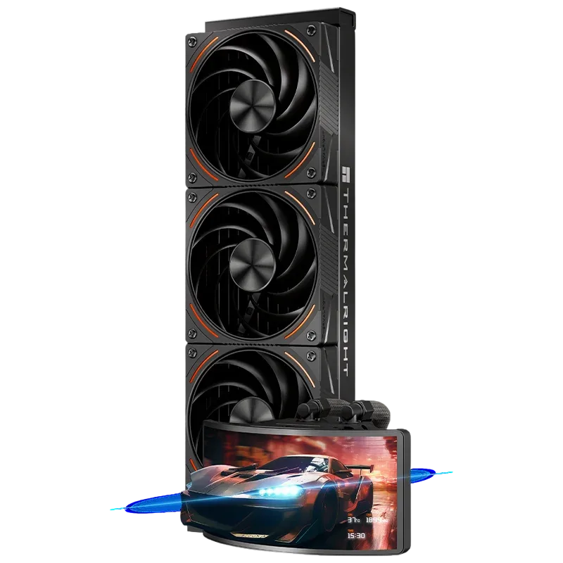 Ref. Líquida THERMALRIGHT RAINBOW VISION 360 TURBO BLACK ARGB | 3 FANS