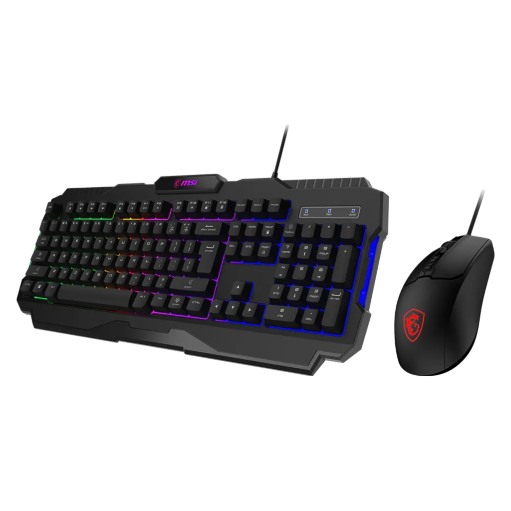 Combo MSI FORGE GK100 COMBO (Teclado GK100 + Mouse GM100) | Single Mode (USB)