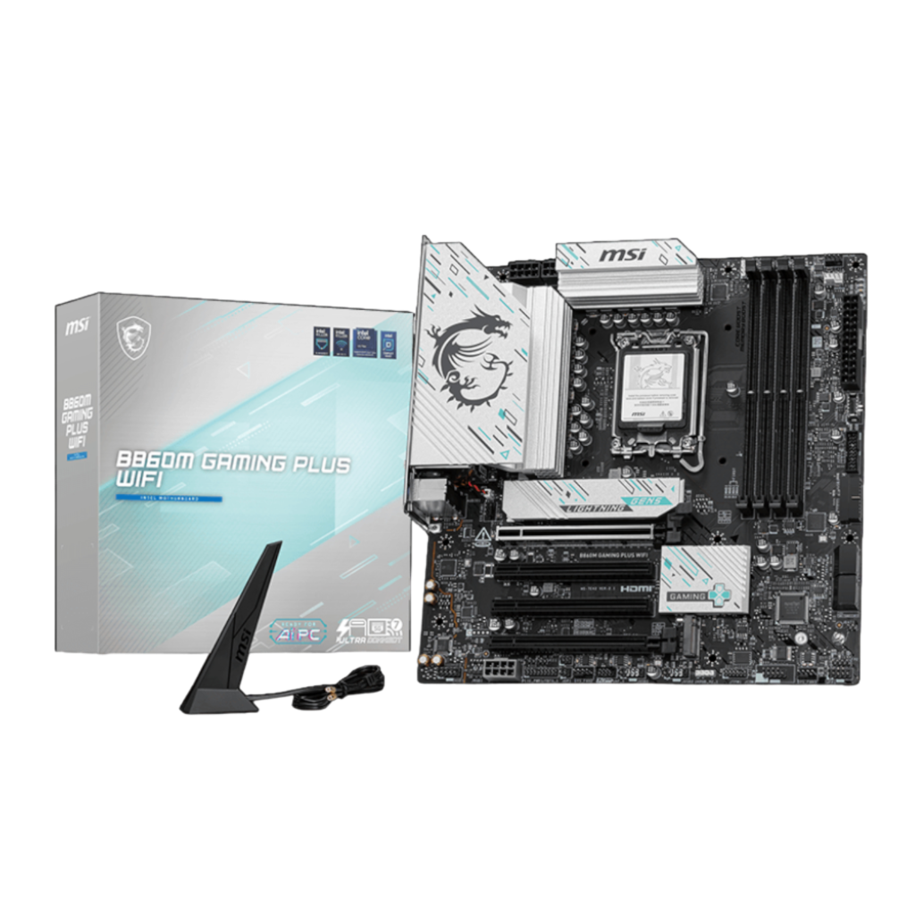 Placa Base MSI B860M GAMING PLUS WIFI | M-ATX, LGA1851, DDR5
