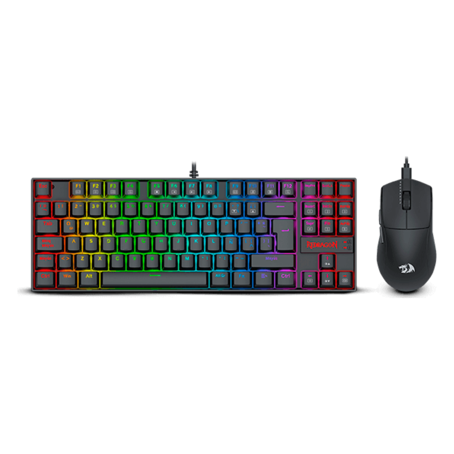 Combo REDRAGON S145 (Teclado KUMARA + Mouse K1NG) | Single Mode (USB)