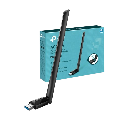 Receptor WiFi TP-LINK ARCHER T2U PLUS V1.0 | USB, 1x Antena, Dual Band (2.4G/5G)