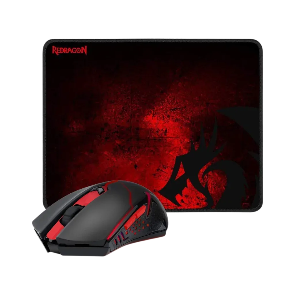 Combo REDRAGON M601WL-BA (Mouse CENTROPHORUS + Mousepad PISCES) | Single Mode (2.4G), a Pila