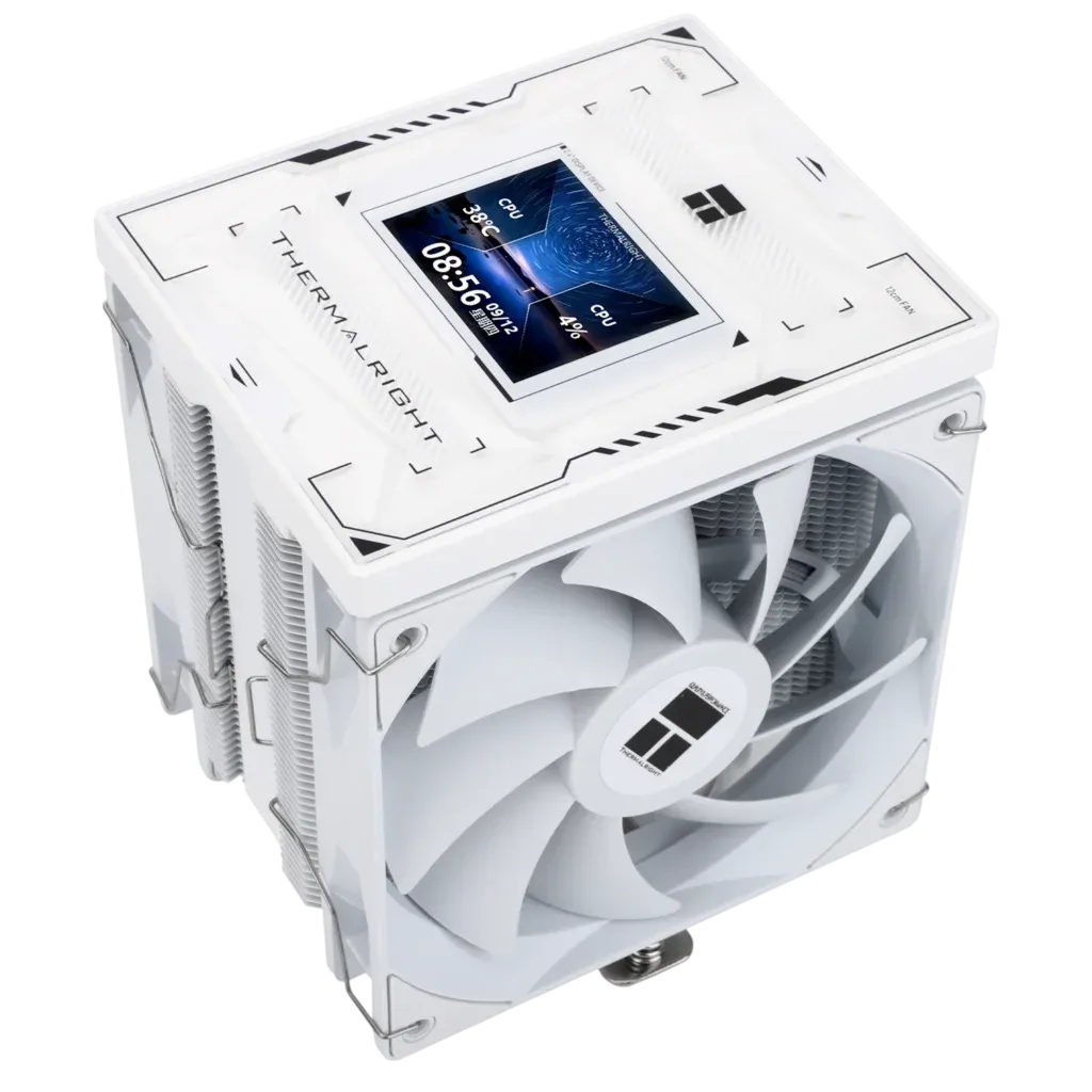 Disipador THERMALRIGHT BURST ASSASSIN 120 VISION WHITE | 6 Heatpipes, 1.53mmAq