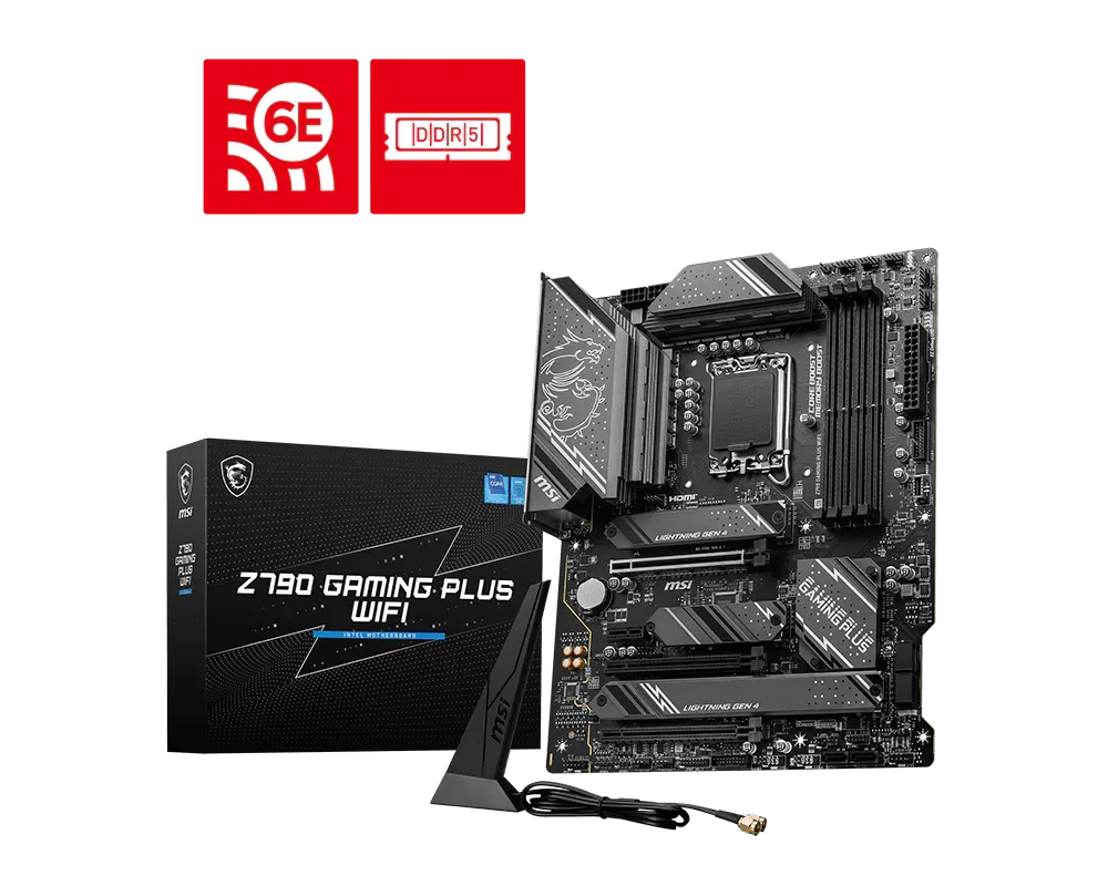 PLACA MADRE MSI Z790 GAMING PLUS WIFI LGA 1700 Intel DDR5