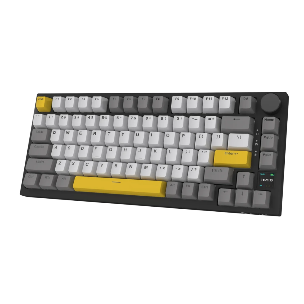 Teclado AJAZZ X NACODEX AK820 PRO BLACK/GREY/YELLOW