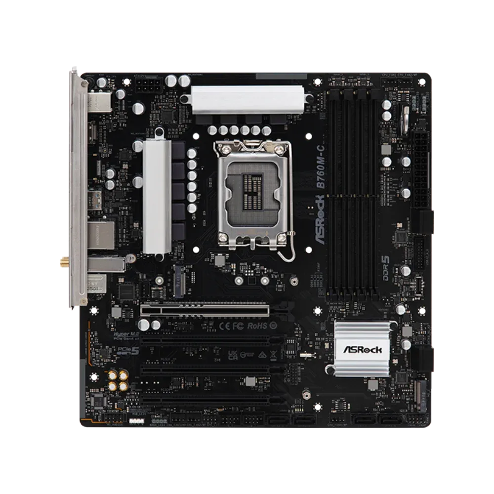 TARJETA MADRE INTEL ASROCK B760M-C WIFI DDR5 (OEM)