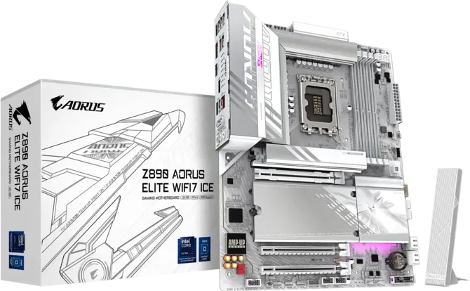Placa Base Z890 AORUS ELITE WIFI7 ICE LGA 1851, ATX, DDR5