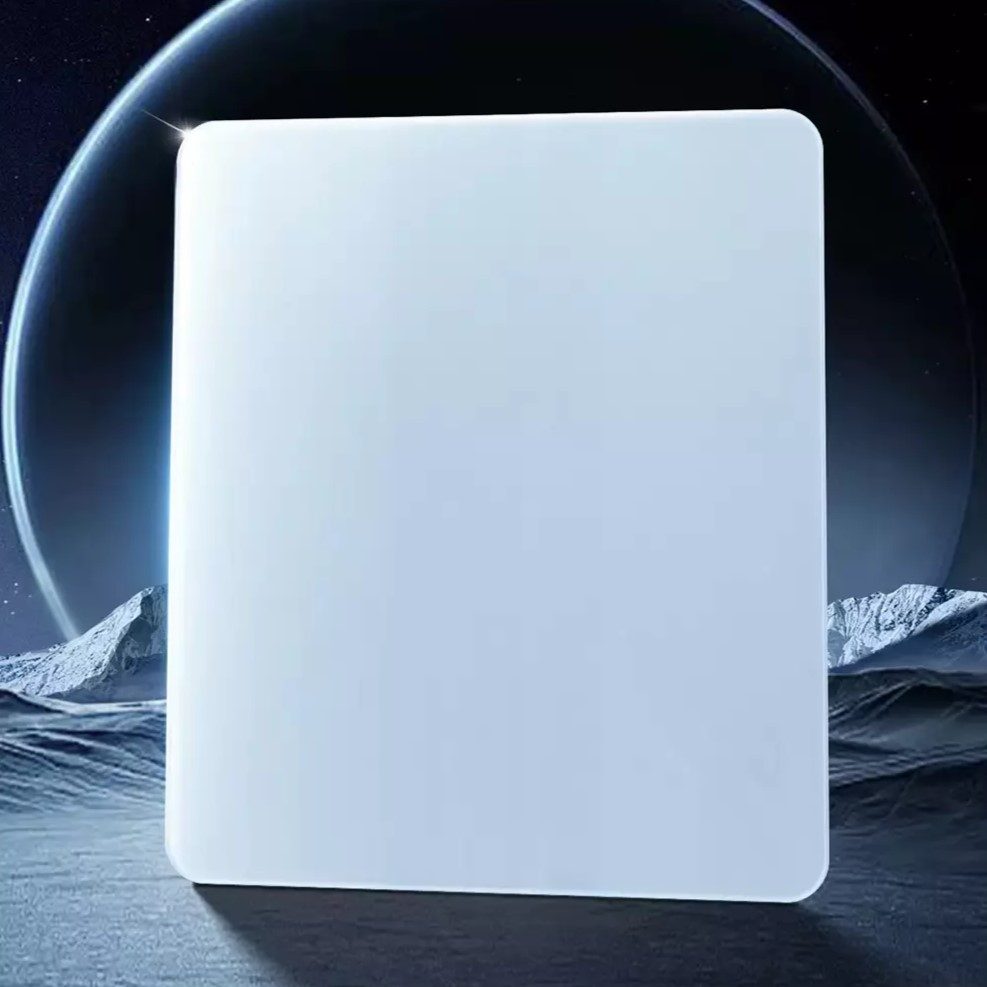 GlassPad AJAZZ X NACODEX MP05 WHITE | 40cm x 45cm x 4mm