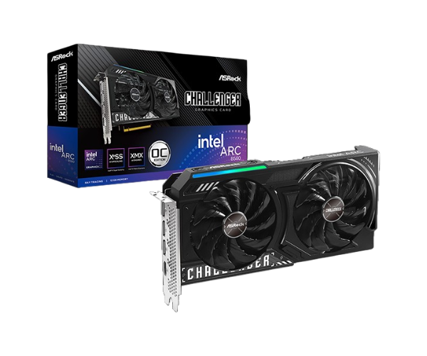 TARJETA DE VIDEO ASROCK ARC B580 CHALLENGER OC | 12GB GDDR6 , 2 FANS