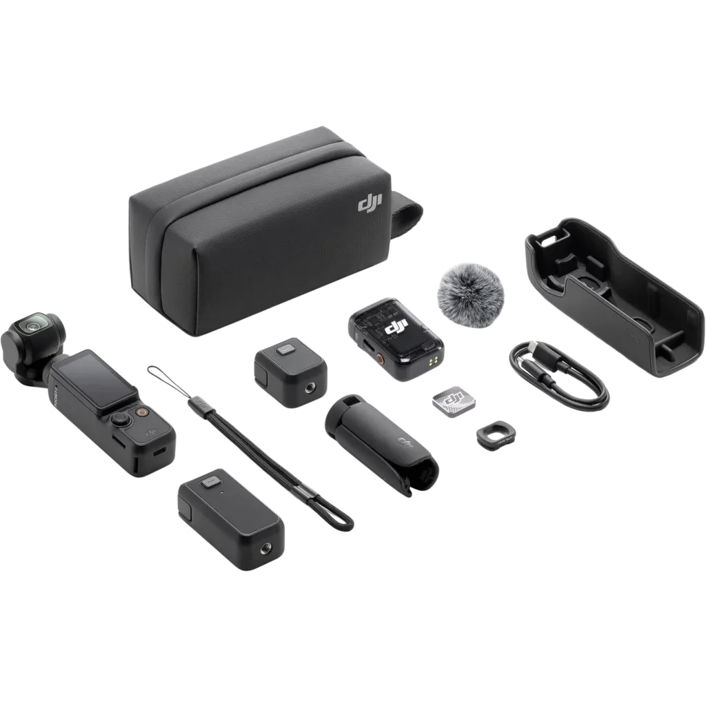 Combo DJI OSMO POCKET 3 CREATOR (Camara OSMO POCKET 3 + Microfono MIC 2 + Accesorios) | UHD, 120FPS