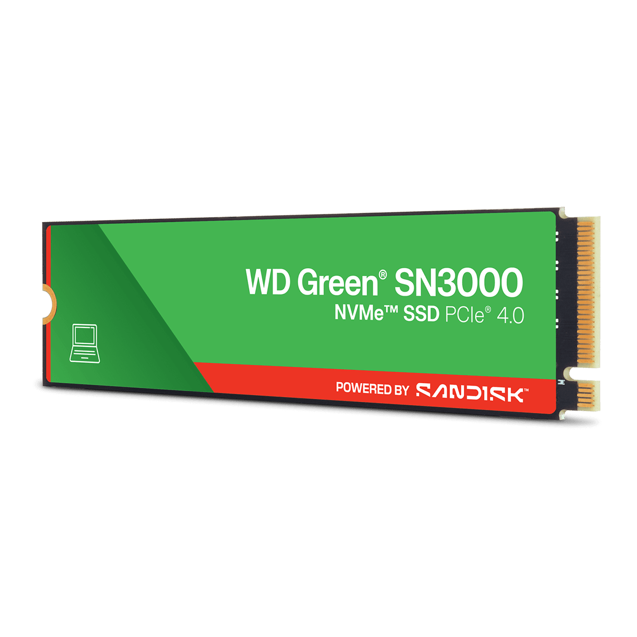 M.2 WESTERN DIGITAL GREEN SN3000 1TB | GEN 4, 5000MB/s