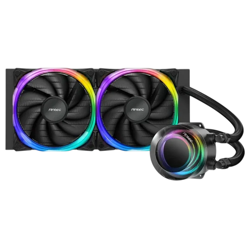 Ref. Líquida ANTEC VORTEX 240 ARGB | 2 FANS, 2.11mmAq
