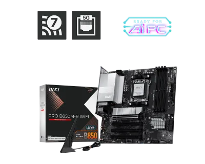 PLACA MADRE MSI PRO B850M-P WIFI AM5 AMD