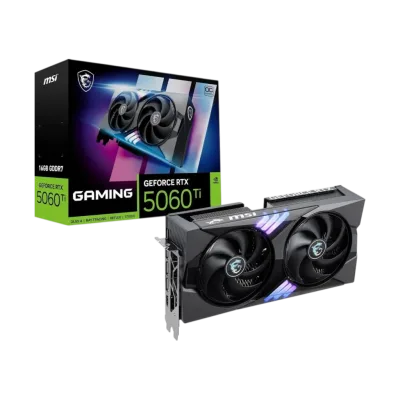TARJETA GRAFICA MSI Gaming GeForce RTX 5060 Ti 8GB GDDR7 /2 FAN /PCI Express 5.0