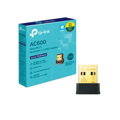 Receptor WiFi & Bluetooth TP-LINK ARCHER T2UB NANO V1.0 | USB, Dual Band (2.4G/5G)