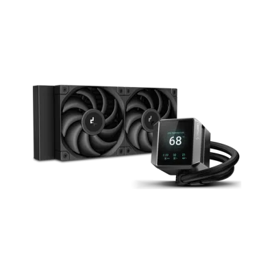 Ref. Líquida DEEPCOOL MYSTIQUE 240 | 2 FANS, 4.32mmAq