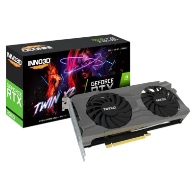 Tarjeta Gráfica INNO3D RTX 3050 TWIN X2 8GB | GDDR6, 2 FANS