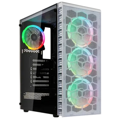 Gabinete KOLINK OBSERVATORY LITE MESH WHITE | ATX, 4 FANS