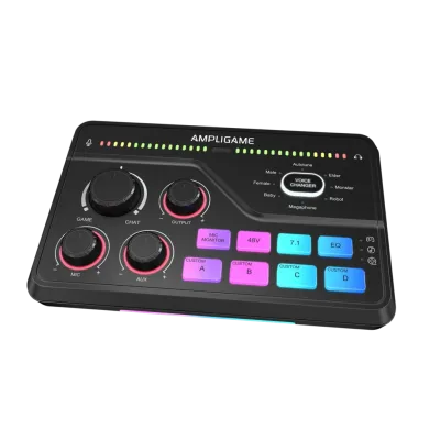 CONSOLA MEZCLADORA DE AUDIO FIFINE SC8 PARA PC
