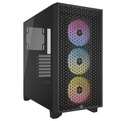 Gabinete CORSAIR 3000D RGB AIRFLOW | E-ATX, 3 FANS