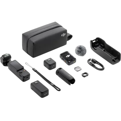 Combo DJI OSMO POCKET 3 CREATOR (Camara OSMO POCKET 3 + Microfono MIC 2 + Accesorios) | UHD, 120FPS