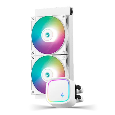 Ref. Líquida DEEPCOOL LE520 WHITE | 2 FANS, 3.27mmAq