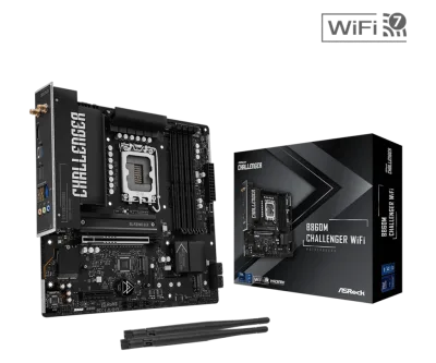 Placa base ASRock B860M Challenger WiFi | M-ATX, LGA1851, DDR5