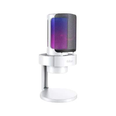 Micrófono FIFINE AMPLIGAME A8 WHITE | Cardiode, Single Mode (USB)