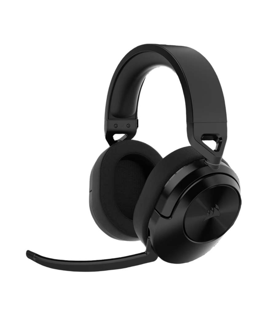 AUDIFONO CORSAIR HS55 WIRELESS BLACK | 2,4GHz, BT, 7.1