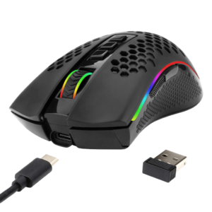 Mouse REDRAGON STORM PRO M808-KS (Cableado/Inalámbrico 2.4G)
