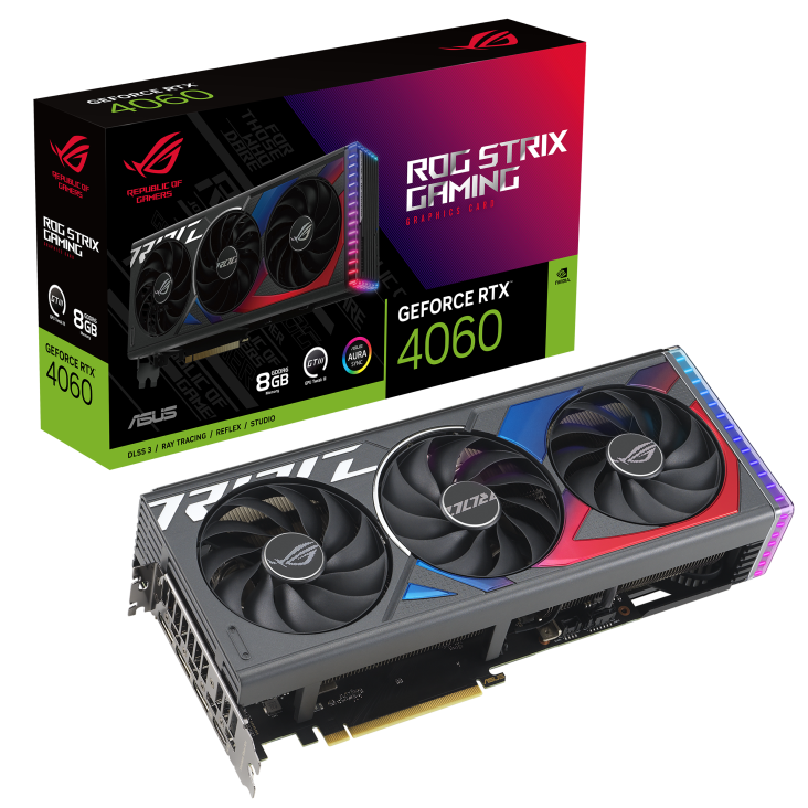 Tarjeta Gráfica ROG STRIX RTX 4060 OC EDITION 8GB | GDDR6
