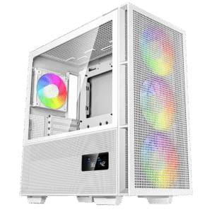 Gabinete DEEPCOOL CH560 DIGITAL WH | E-ATX, 4F