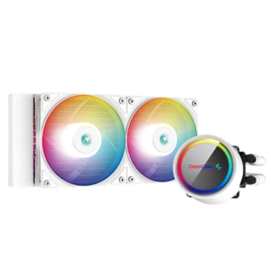 Ref. Líquida DEEPCOOL GAMMAXX L240 ARGB WHITE | 2 FANS, 2.42mmAq