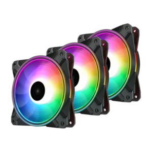 Kit de Ventiladores DEEPCOOL CF120 PLUS | ARGB, 3 FANS