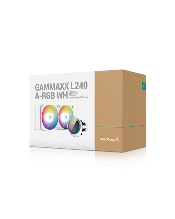 Refrigeración Líquida DEEPCOOL GAMMAXX L240 ARGB WHITE