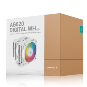 Disipador DEEPCOOL AG620 DIGITAL WH ARGB