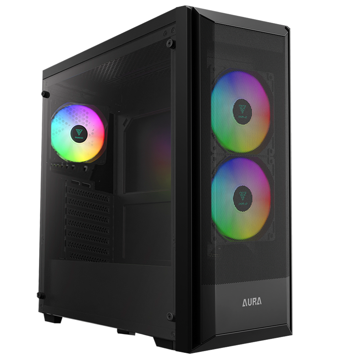 Gabinete GAMDIAS AURA GC6 ELITE ARGB | ATX, 3F