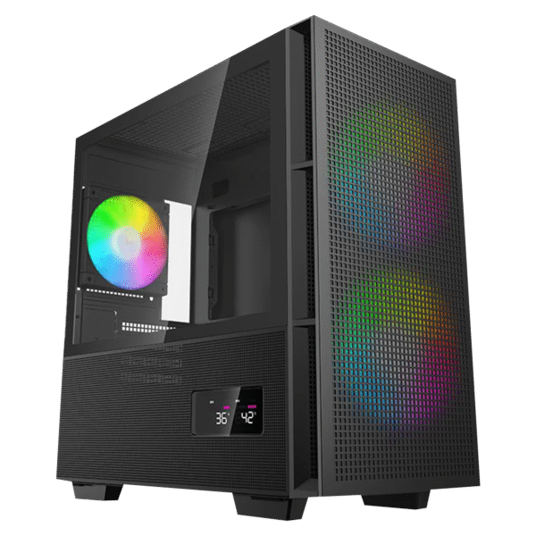 Gabinete DEEPCOOL CH360 DIGITAL | M-ATX, 3F