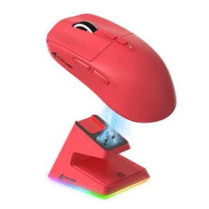 Mouse ATTACK SHARK X6 RED (Cableado/Inalámbrico 2.4G & BT)