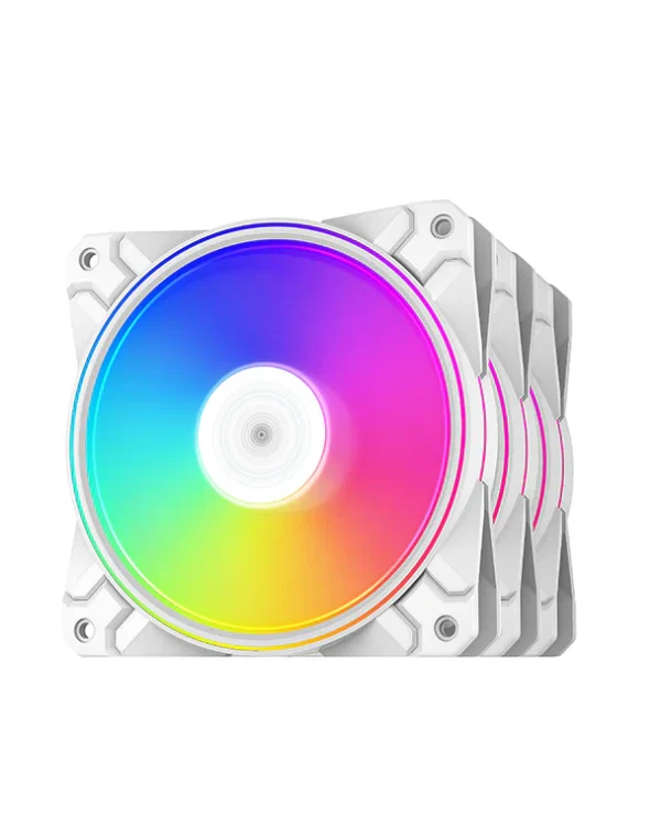 Pack de Ventiladores DEEPCOOL CF120 PLUS WH | ARGB, 3 en 1