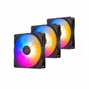 Pack de Ventiladores DEEPCOOL RF120 FS | LED, 3 en 1