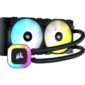 Ref. Líquida CORSAIR H100 RGB | 2 FANS, 1.46mmAq