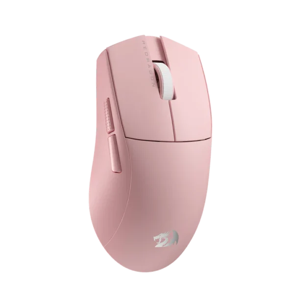 Mouse REDRAGON K1NG PRO PINK M916P-PRO-1K (Cableado/Inalámbrico 2.4G & BT)