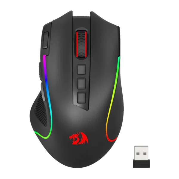 Mouse REDRAGON PREDATOR PRO M612RGB-PRO (Cableado/Inalámbrico 2.4G & BT)