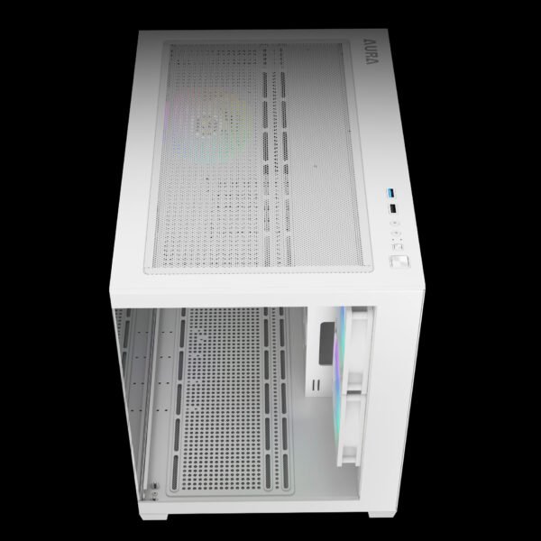 Gabinete GAMDIAS AURA GC10M ARGB WH - Image 3