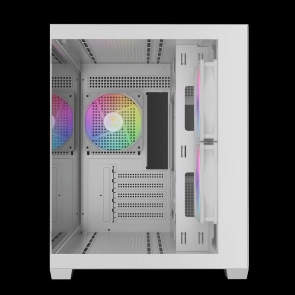 Gabinete GAMDIAS AURA GC10M ARGB WH - Image 4