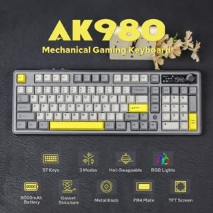 TECLADO MechLands AJAZZ AK980 98% Screen