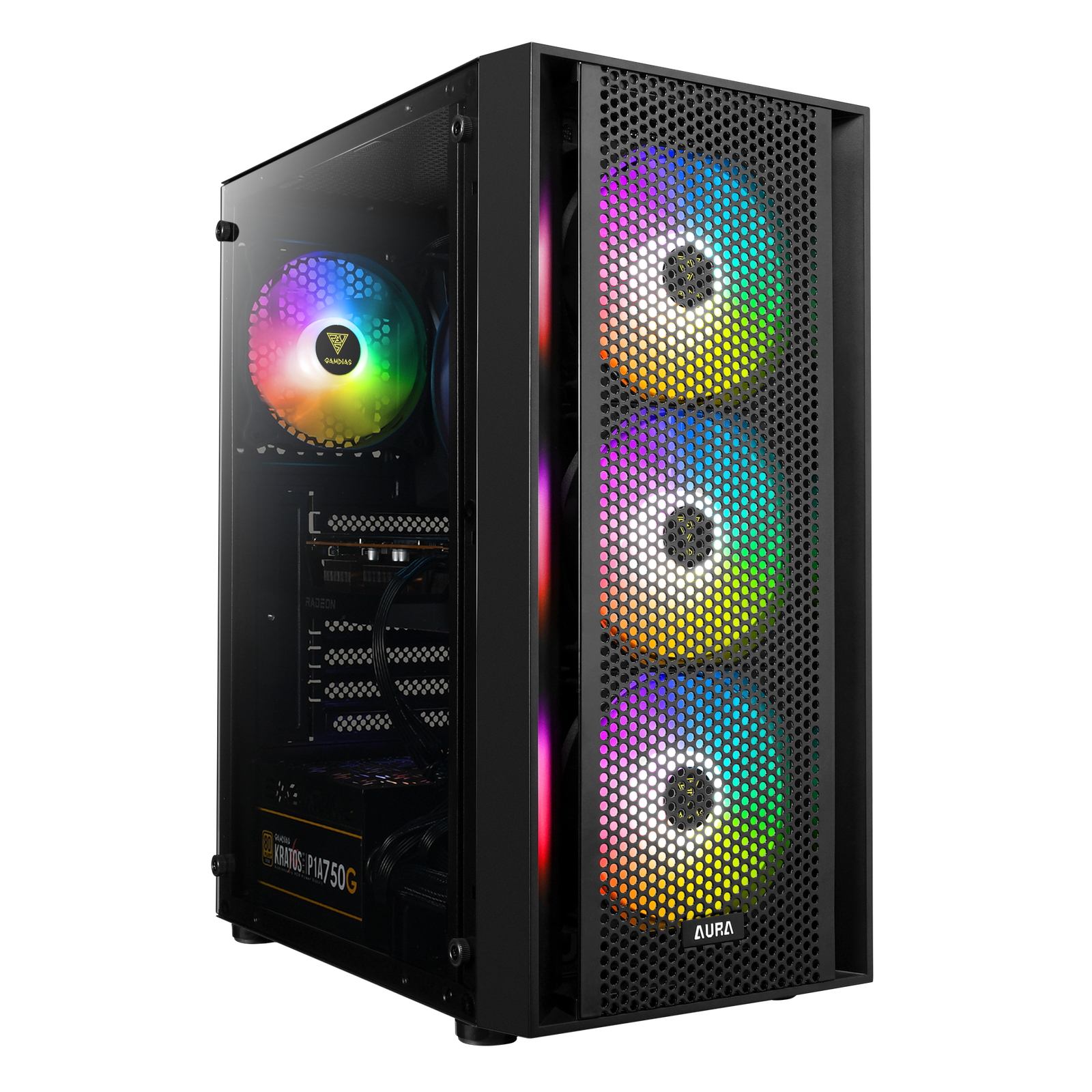 Gabinete GAMDIAS AURA GC2 ELITE V2 | ATX, 4F